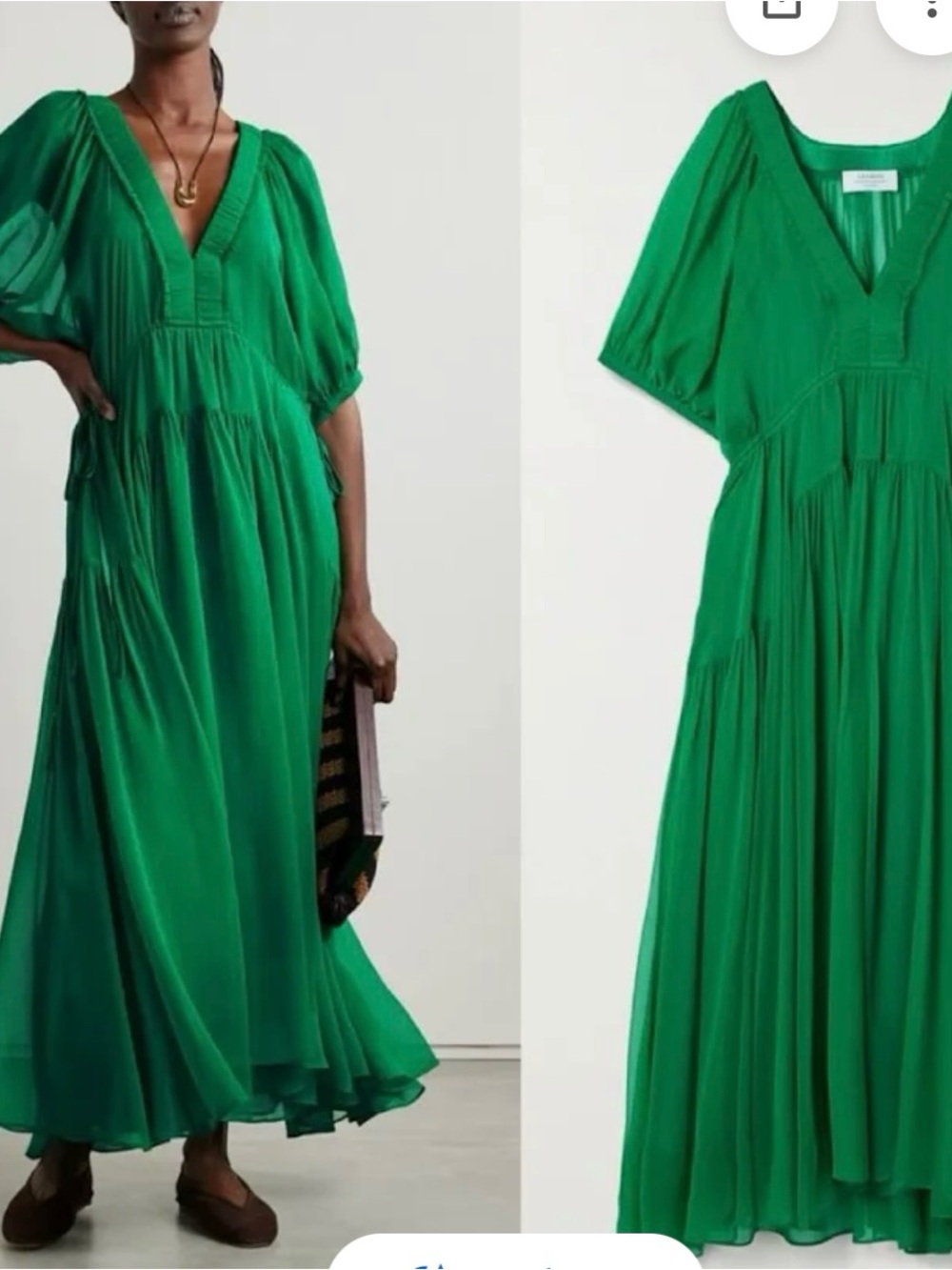 La Ligne Constance Dress- Kelly Green